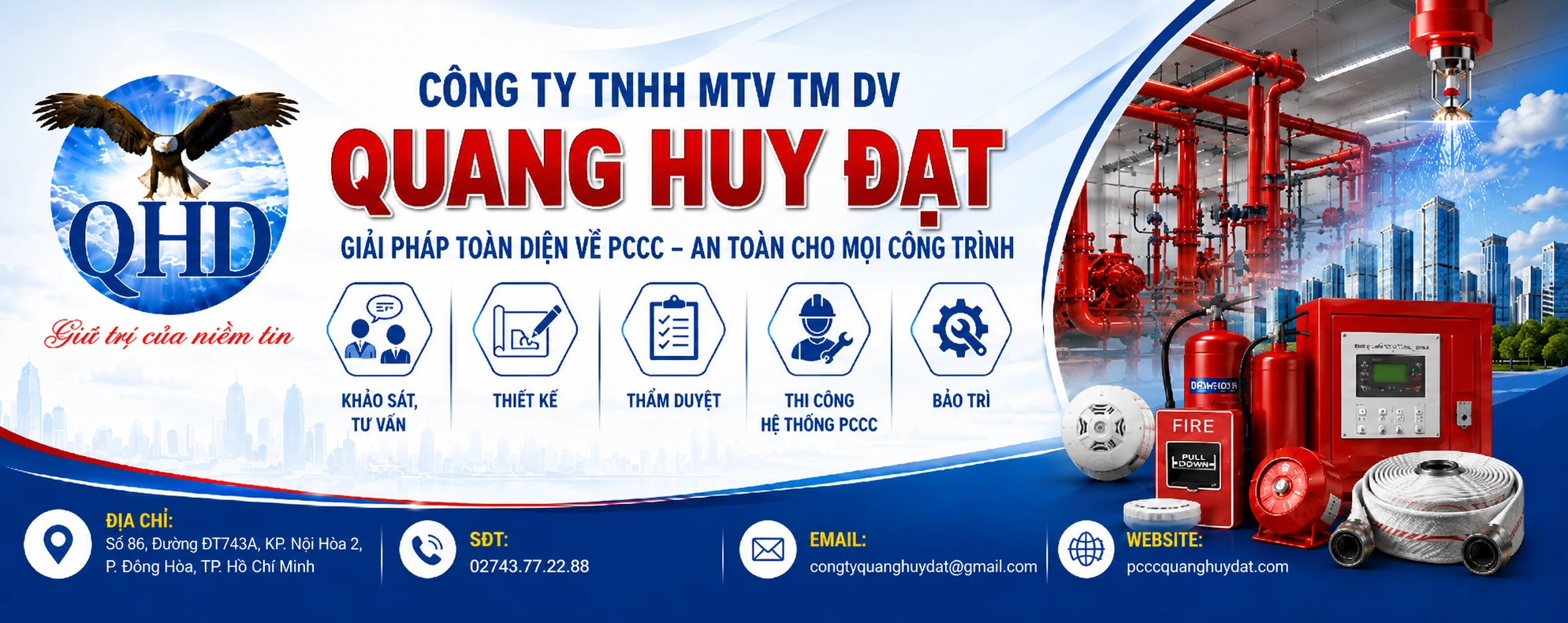 Dịch vụ PCCC Quang Huy Đạt