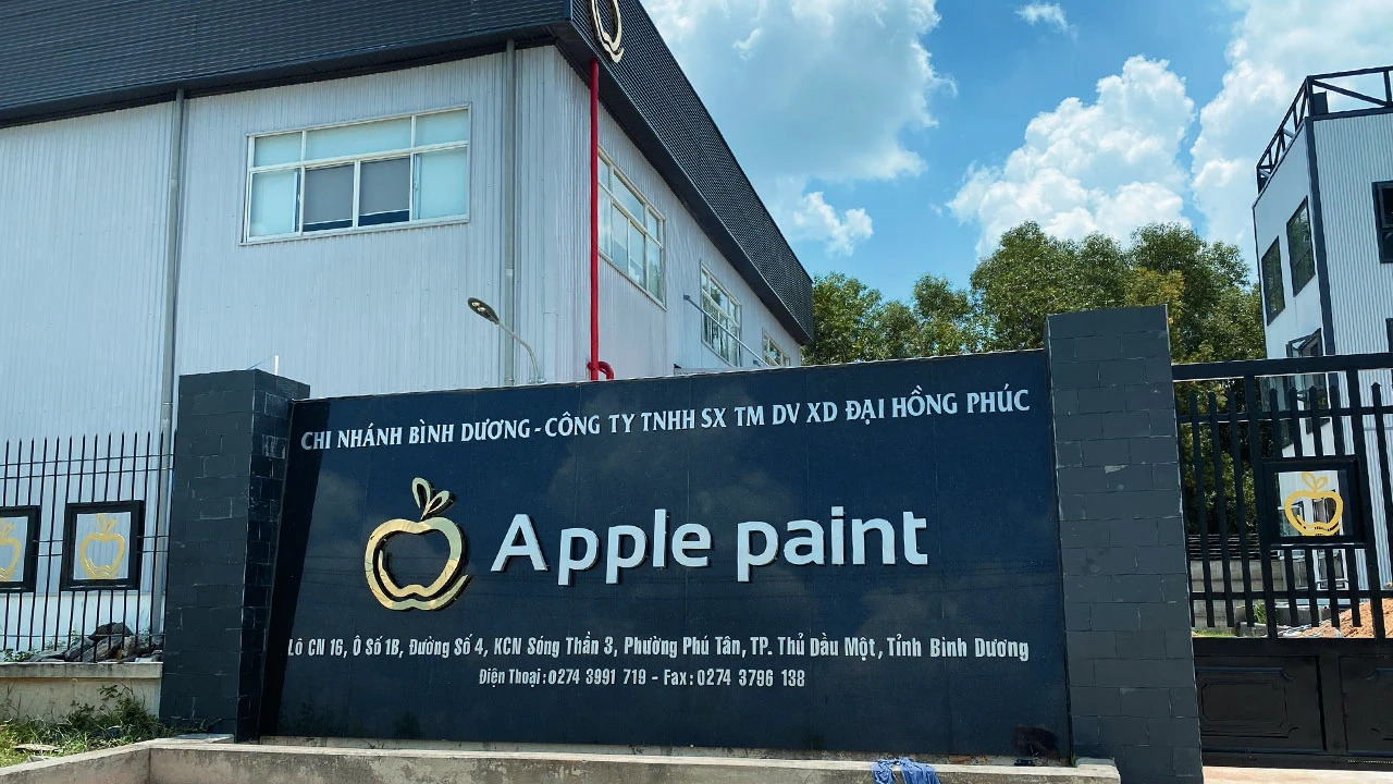 Nhà máy sơn Apple Paint